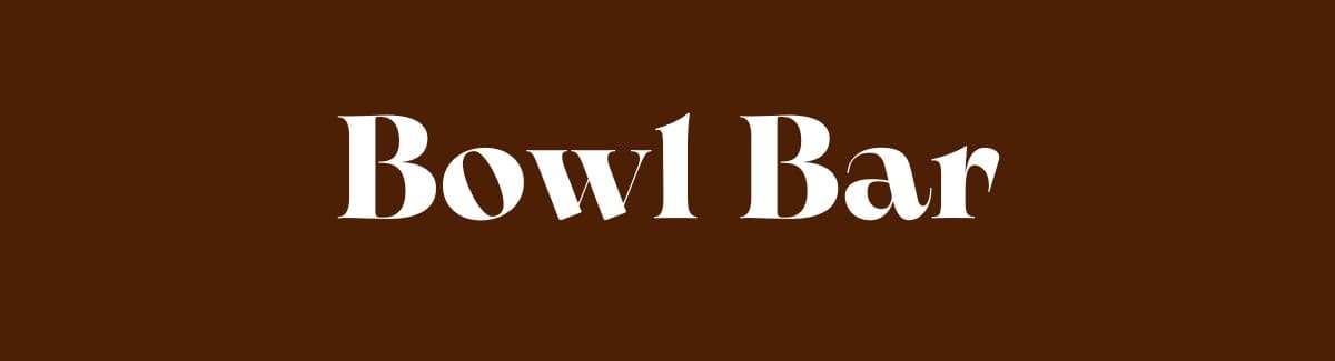 Ресторан «Bowl Bar»